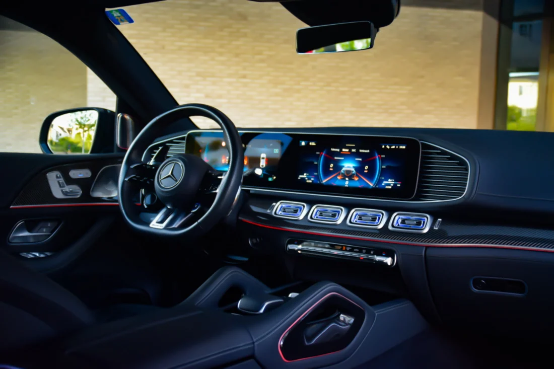 Mercedes GLE interior ambient light