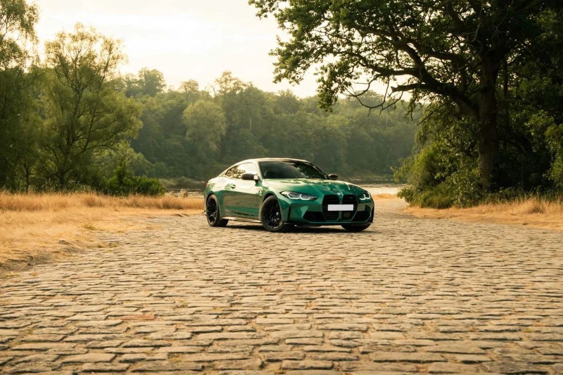 Green M4 in golden light